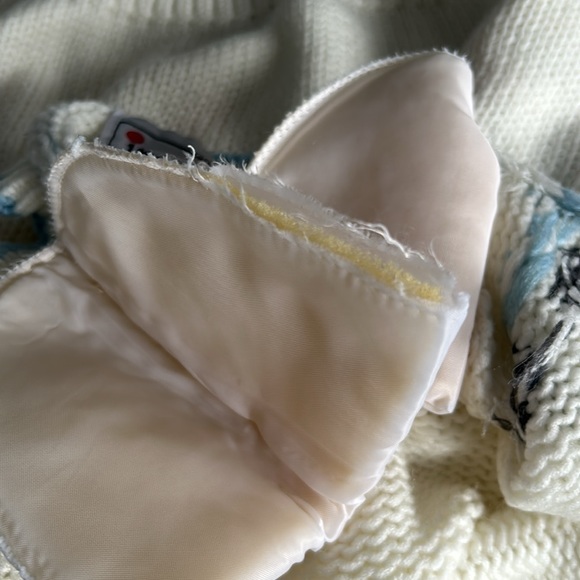 🌻4/$20 Vintage Pattern Knit Button Up Cardigan By Impulse Made In Taiwan Medium - Picture 9 of 16